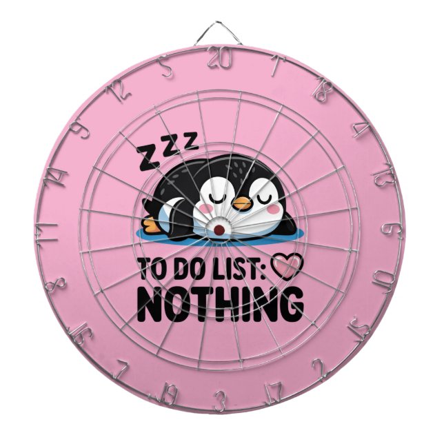 Diana cute sleeping penguin, to do list nothing (Frente)