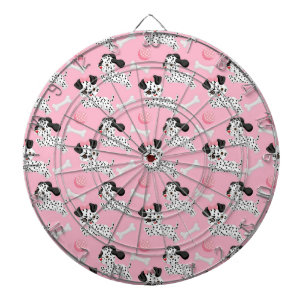 Diana Dálmatas cachorros Black Spots Pink Toy Ball Whit