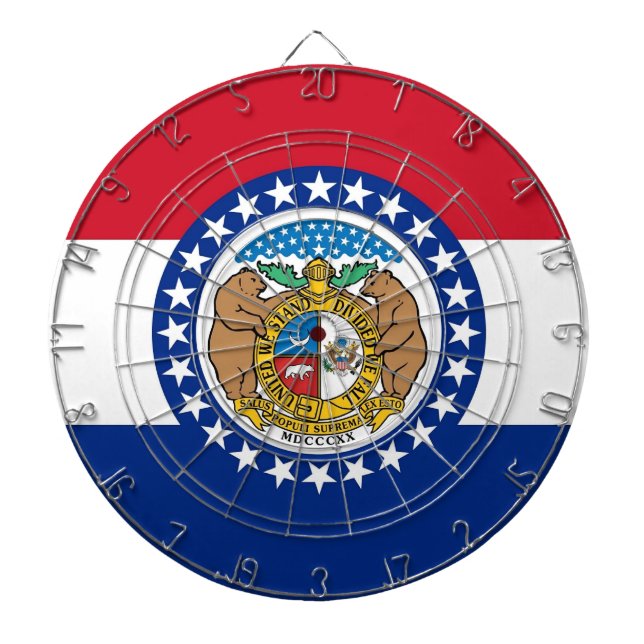 Diana Dardo con Bandera de Missouri, EE. UU. (Frente)
