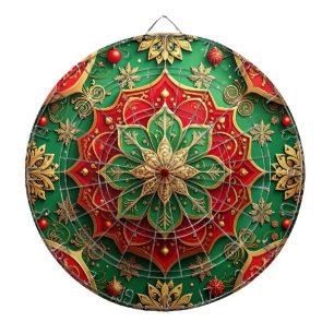 Diana Dardo de decoración floral rojo verde