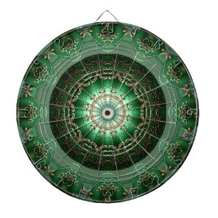 Diana Dardo de flores decorativas verdes