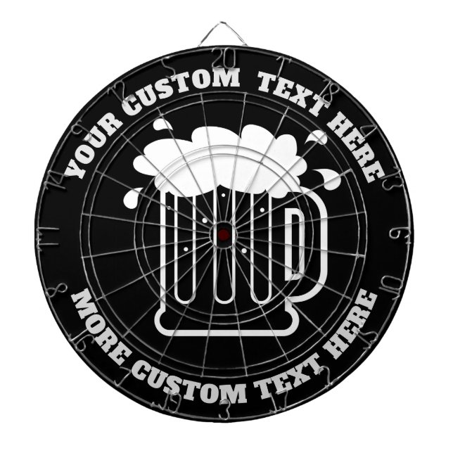 Diana dardo de personalizado para pub, café, bar o cueva (Frente)