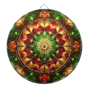 Diana Dardo Decorativo Floral Rojo Verde