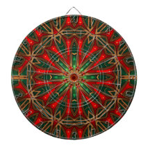 Dardo decorativo rojo verde
