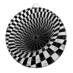 Diana Dart Board/Black and White Resumen