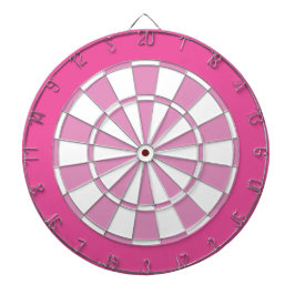 Diana Dart Board: Blanco, Rosa Claro Y Rosa Oscuro