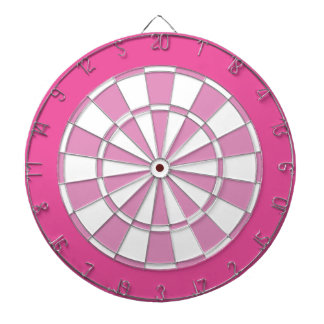 Diana Dart Board: Blanco, Rosa Claro Y Rosa Oscuro