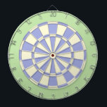 Diana Dart Board: Crema, púrpura pálido y verde claro<br><div class="desc">Crema,  Púrpura Pálida Y Juego De Mesa De Arte De Color Verde Claro Con 6 Dardos De Ladrón</div>