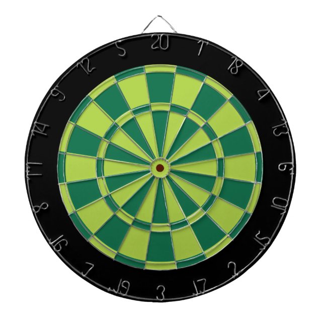 Diana Dart Board: Lime, Verde Y Negro (Frente)