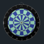 Diana Dart Board: Mint Green, Royal Blue Y Black<br><div class="desc">Juego De Tablero De Color Negro,  Azul Real Y Verde Mint Incluyendo 6 Dardos De Ladrón</div>