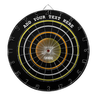 Diana Dart Board Naranja Círculos Amarillos JK 2024