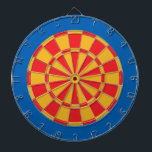 Diana Dart Board: Oro, Rojo Y Azul<br><div class="desc">Juego De Tablero De Oro,  Rojo Y Azul Con 6 Dardos De Ladrón</div>