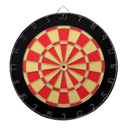 Diana Dart Board: Oro Viejo, Rojo Y Negro