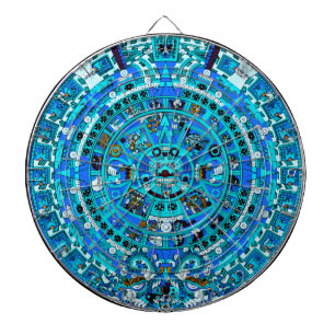 Diana Dartboard antiguo del maya - arte azteca maya del