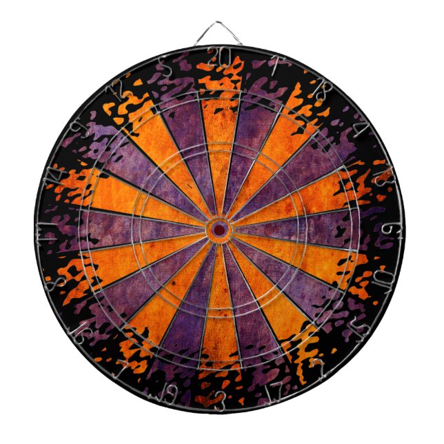 Diana DARTboard brillo - 1 naranja Violet Grunge (Frente)