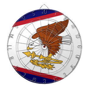 Diana Dartboard con la bandera de American Samoa