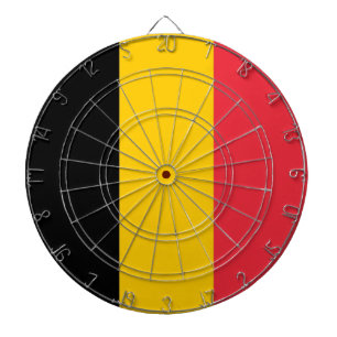Diana Dartboard con la bandera de Bélgica