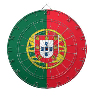 Diana Dartboard con la bandera de Portugal