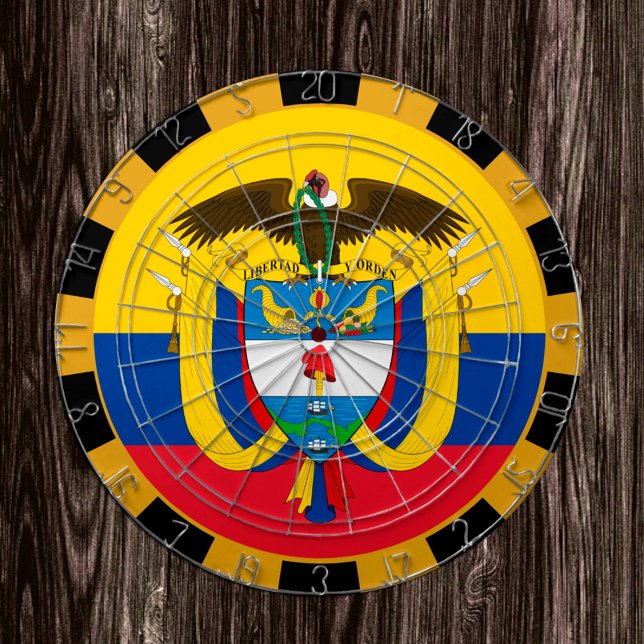 Diana Dartboard de Colombia y dardos de bandera / tabler (Subido por el creador)