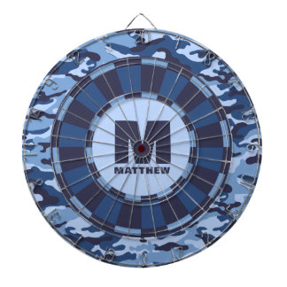 Diana Dartboard de color azul de nombre personalizado