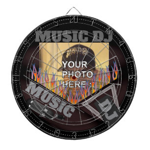 Diana Dartboard de DJ de música personalizada