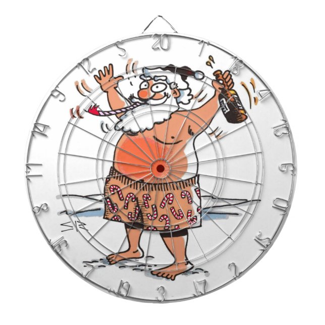 Diana Dartboard de Drunk Santa (Frente)