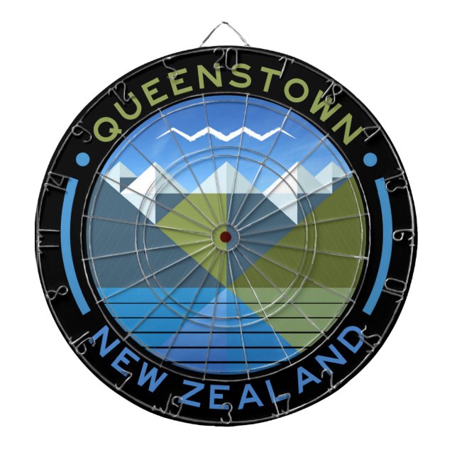 DIANA DARTBOARD DE LA ISLA SUR DE QUEENSTOWN NUEVA ZEALA (Frente)