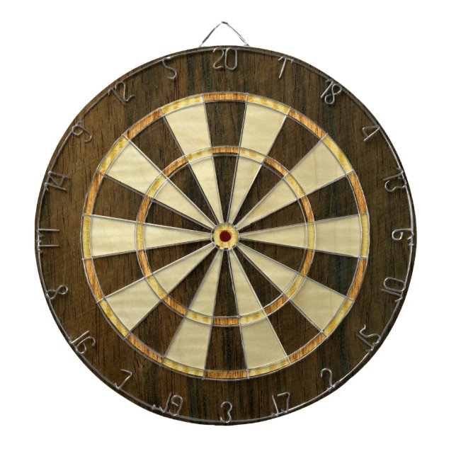 Diana Dartboard de madera de la chapa (Frente)