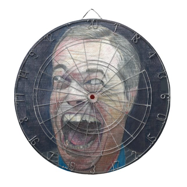 Diana Dartboard de Nigel Farage (Frente)