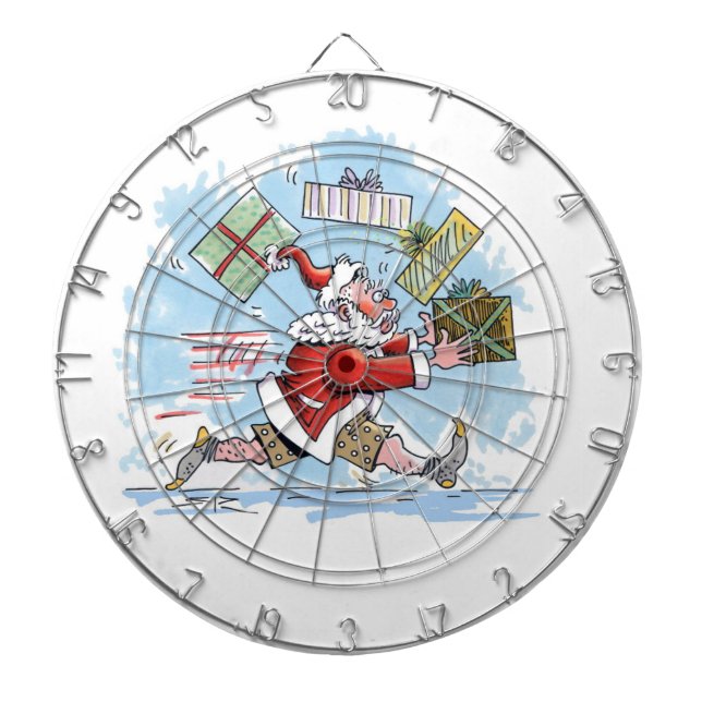 Diana Dartboard de Santa no preparado (Frente)