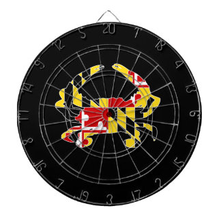 Diana Dartboard del cangrejo de la bandera de Maryland