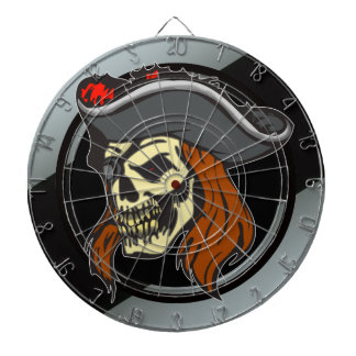 Diana Dartboard del cráneo del pirata
