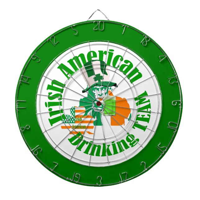 Diana Dartboard del equipo de bebida irlandés (Frente)