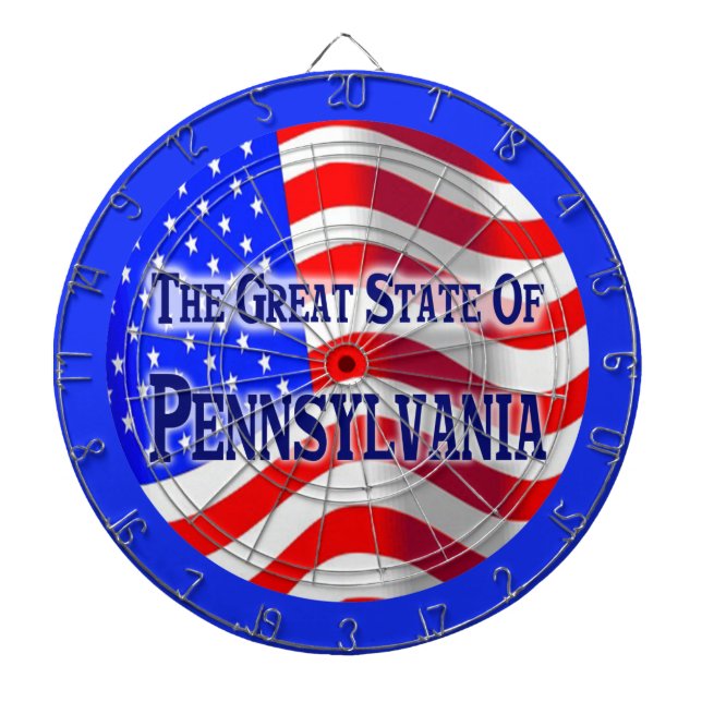 Diana Dartboard del estado de Pennsylvania (Frente)