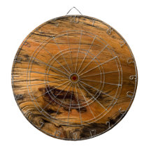 Dartboard del metal de madera de roble