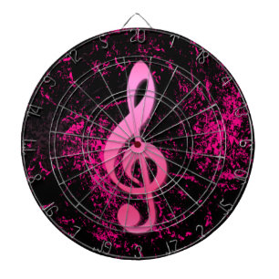 Diana Dartboard del símbolo de la nota de la música