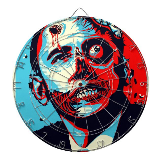 DIANA DARTBOARD DEL ZOMBI DE OBAMA (Frente)