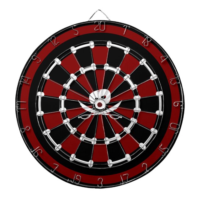 Diana Dartboard enojado del pirata (Frente)