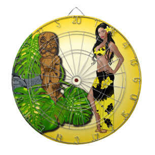 Diana Dartboard hawaiano de la mezcla