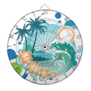 Diana Dartboard metalizado de la jaula de la resaca de