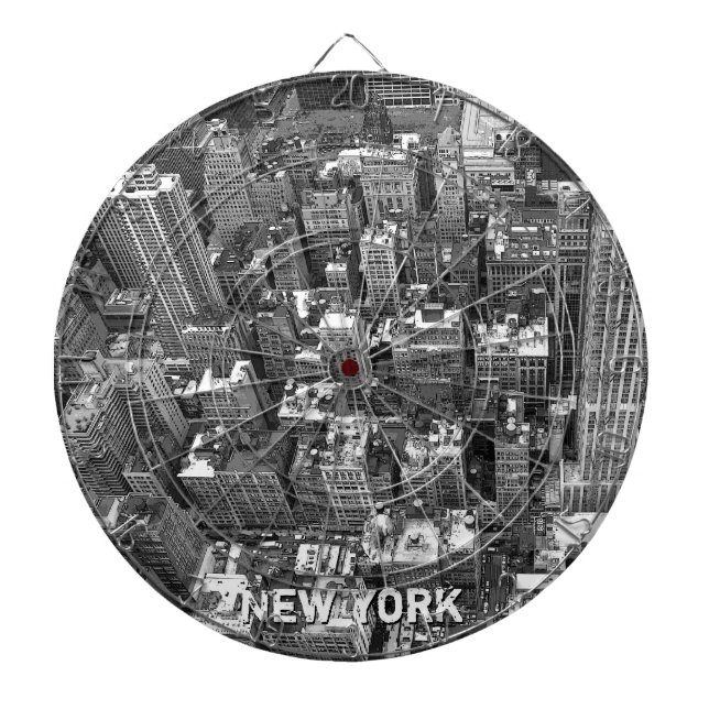Diana Dartboard New York Souvenir Dartboard (Frente)