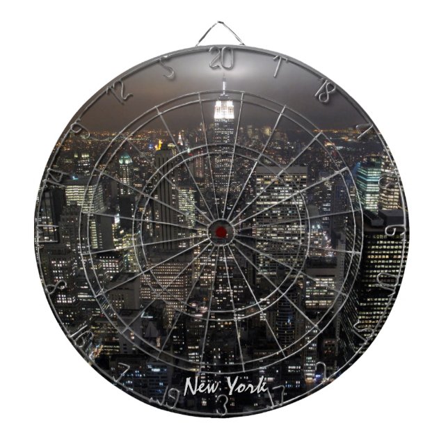 Diana Dartboard New York Souvenir Dartboard (Frente)