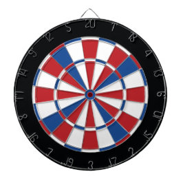 Diana Dartboard patriótico - rojo, blanco y azul