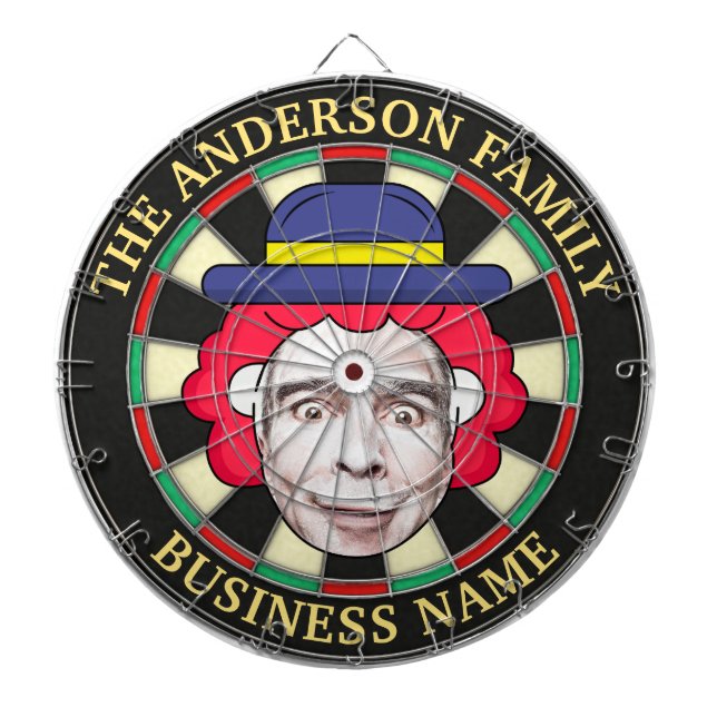 Diana Dartboard with custom text and photo (Frente)