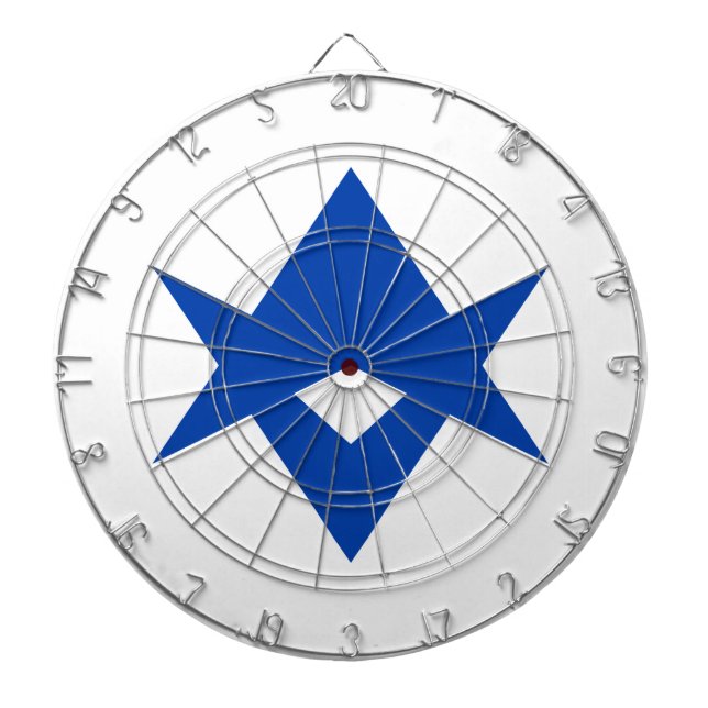 Diana Dartboard with Flag of Toyota City, Japan (Frente)