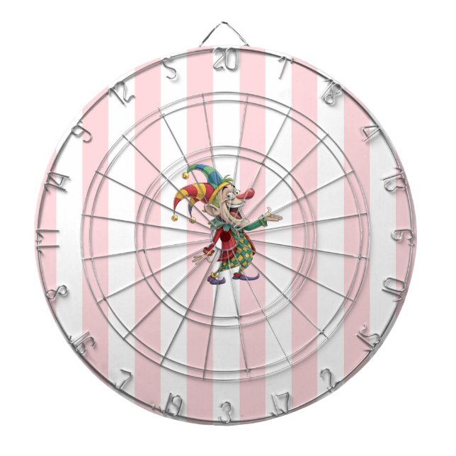 Diana de Dardos Franja Blanca Rosa Payaso (Frente)