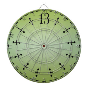 Diana Décimotercero Dartboard frecuentado del reloj de