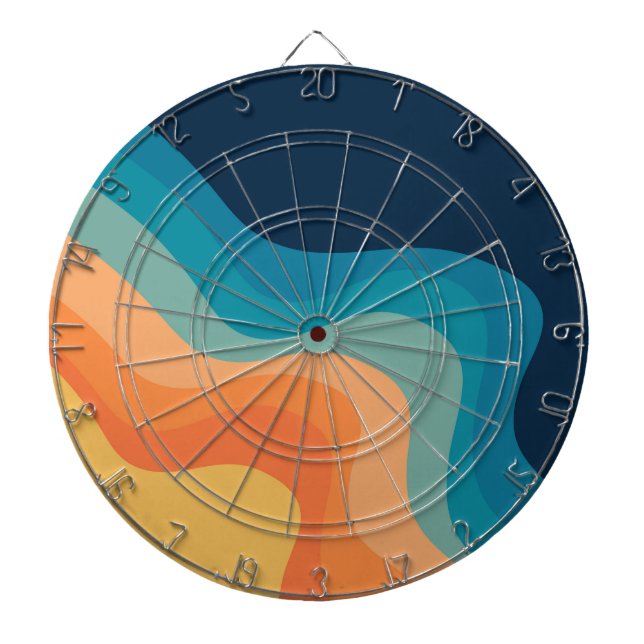 Diana Decoración de ondas de estilo retro (Frente)