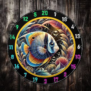 Diana Decoración Fiesta de Golden Betta Dartboard