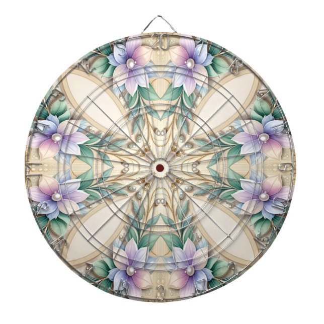Diana Decorative Floral Dartboard (Frente)